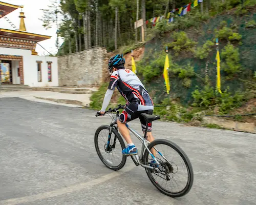 cycling across bhutan